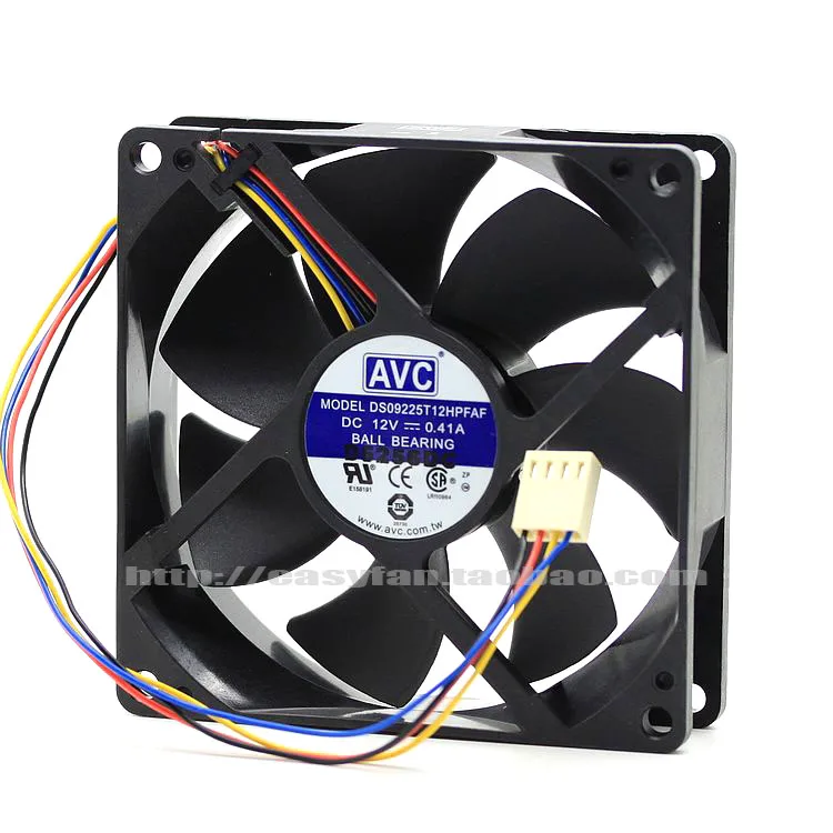 

NEW AVC DS09225R12HPFAF 9cm 9CM 4lines PWM ball bearing 9025 cooling fan