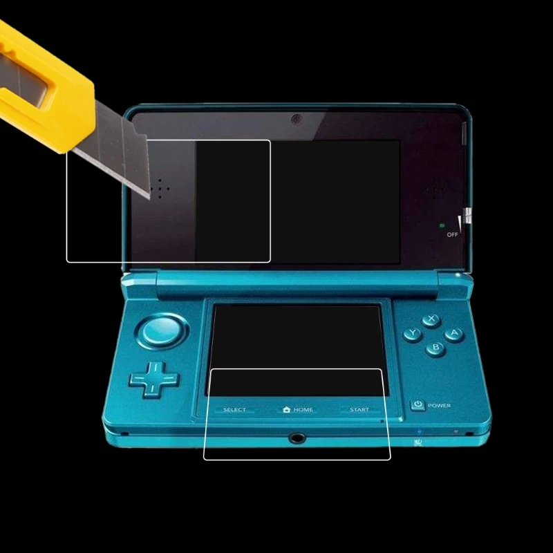 2017 โปรโมชั่นใหม่ล้างด้านบน + ด้านล่างหน้าจอ LCD หน้าจอสำหรับ Nintendo สำหรับ 3DS XL LL