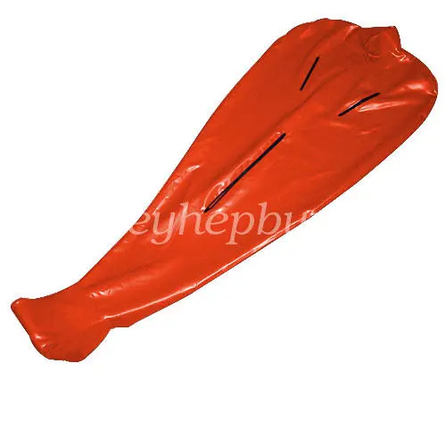 Fetish Latex Rubber Catsuit Shackles Sleeping Bag Bodysuit Size XXS-XXL