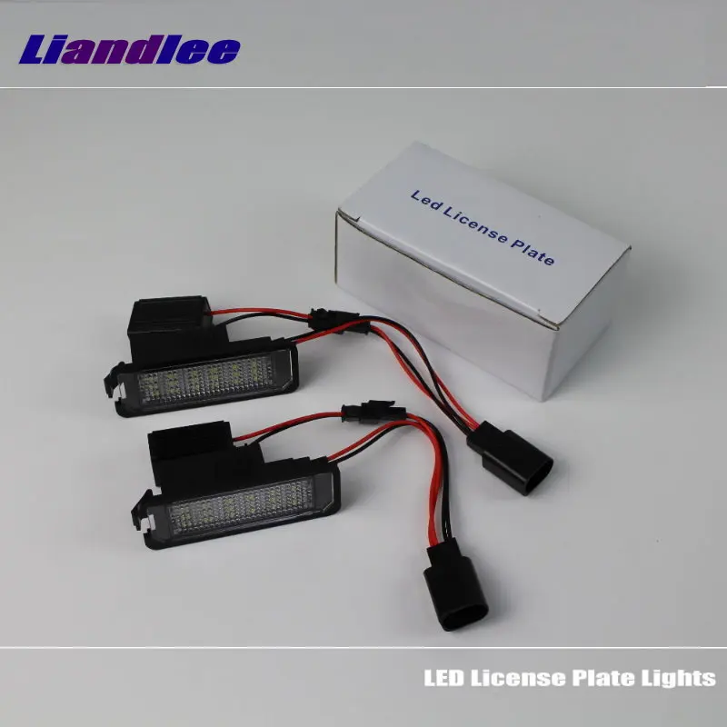 

Liandlee Car License Plate Lights For SEAT Cordoba 6L 2002-2009 Auto Number Frame Lamp LED Bulb Replacement Accessories