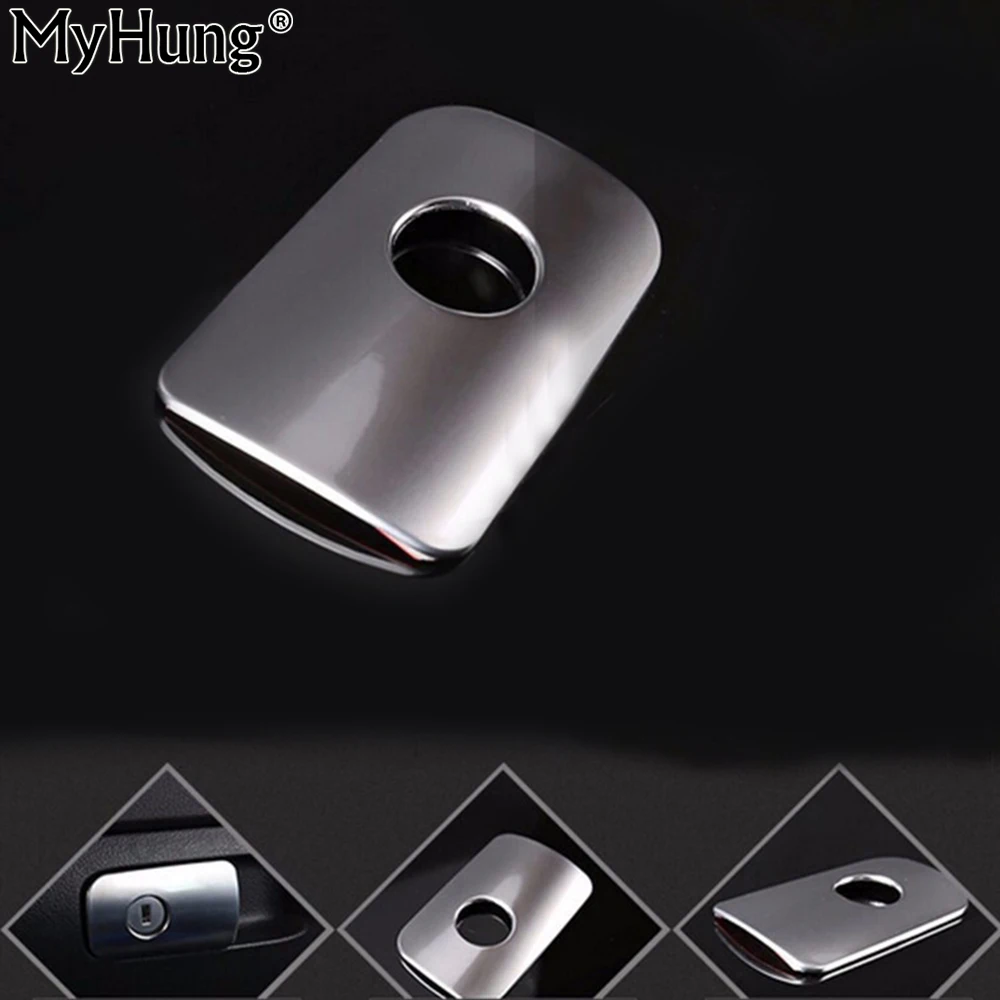 Car Glove Box Switch Decorative And Carbon Fiber Sticker Cover For Volkswagen VW Tiguan 2010 To 2015 Auto Accessories 1pc
