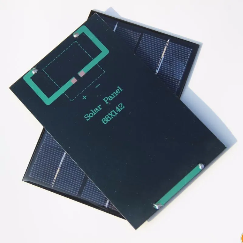 1.9w 5v mini painéis solares célula solar policristalina para pátio solar luz banco de energia diy projeto de energia solar 142*88mm