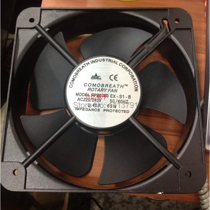 1 PCS Metal casing 220V Industrial fan 0.45A 65W 200x200x60 mm Ball Cooling Fans