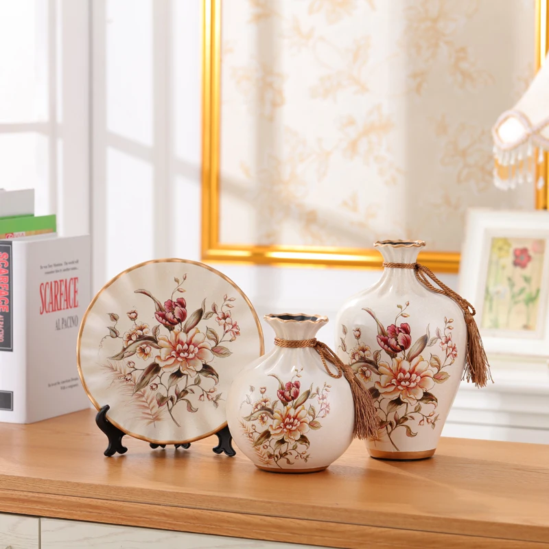 Small Tabletop Vase for Decoration, Decorative Bouquet, Creative Display, Room Decoration, Tree Piece a Set, Europe