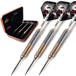 CUESOUL 21/23/25 Grams Deluxe Brass Steel Tip Darts Set  Dragon Series
