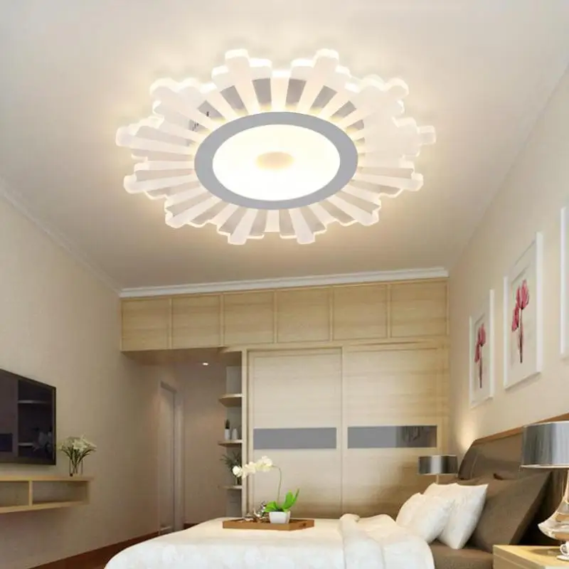 Ceiling LED sunflower lamp for kids Office light Study room led reading Light Home lighting Kitchen Led Ceiling Lights luminaria