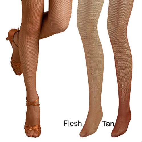 ขายส่งส่วนลดผู้หญิงเลดี้ผู้ใหญ่บอลรูม Latin Dance Tights Professional Fishnet Tights