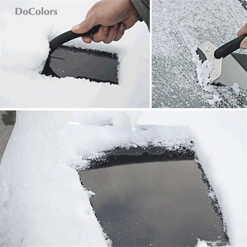 DoColors Car Snow Shovel Ice Scraper case For SEAT Ibiza Leon Toledo Arosa Alhambra Exeo FR Supercopa Mii Altea Cordoba cupra