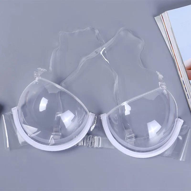 Sexy Women 3/4 Cup Transparent Clear Push Up Bra Ultra-thin Strap Invisible Bras Underwear Wholesale&Dropshipping