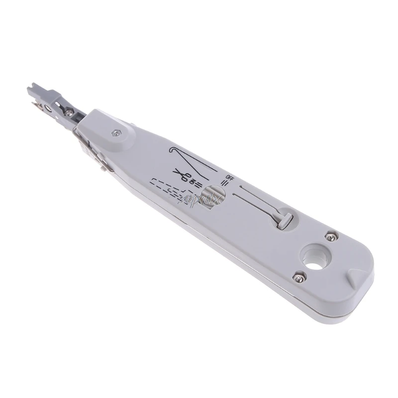 Ethernet Network Patch Panel Faceplate Punch Down Tool RJ11 RJ45 Cat5 with Sensor Drop ship