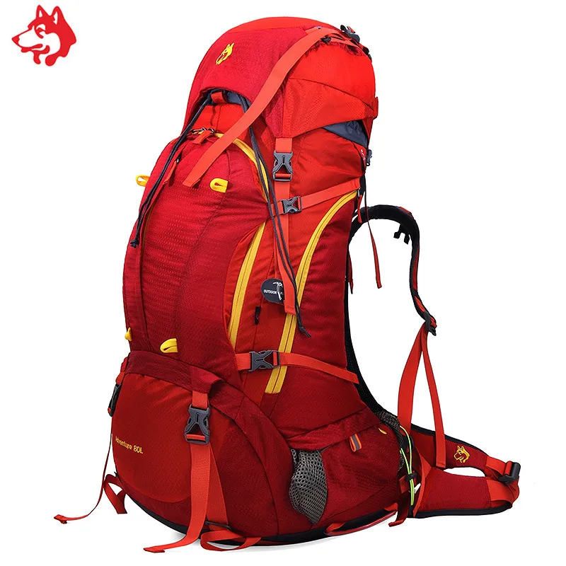 Yiwu 80L new outdoor camping hiking sports travelling bag professional heavy mountaineering bag waterproof trekking  backpack