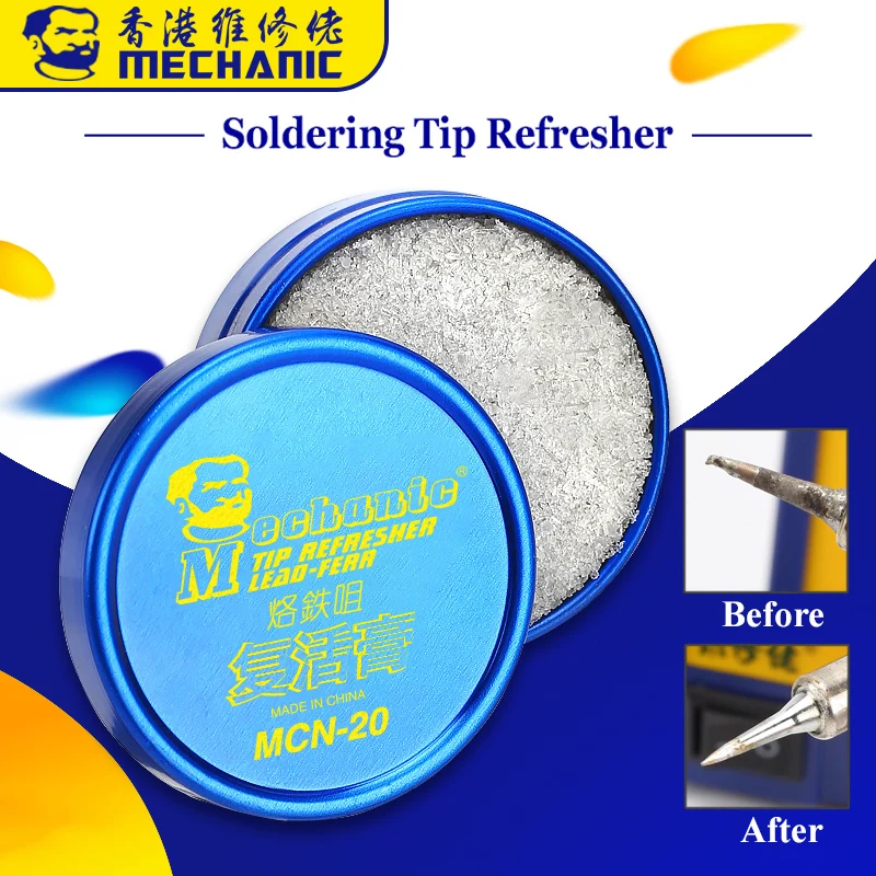 

MECHANIC Soldering Tip Refresher Clean Paste for Oxide Solder Iron Tip Welding Sting Resurrection Cream BGA Repair Tools