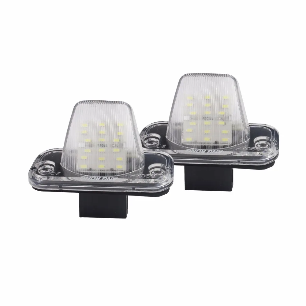 ANGRONG LED License Number Plate Light White For VW Transporter T4 / Caravelle MK4 (excluding the double cab mode)1990-03(CA336)