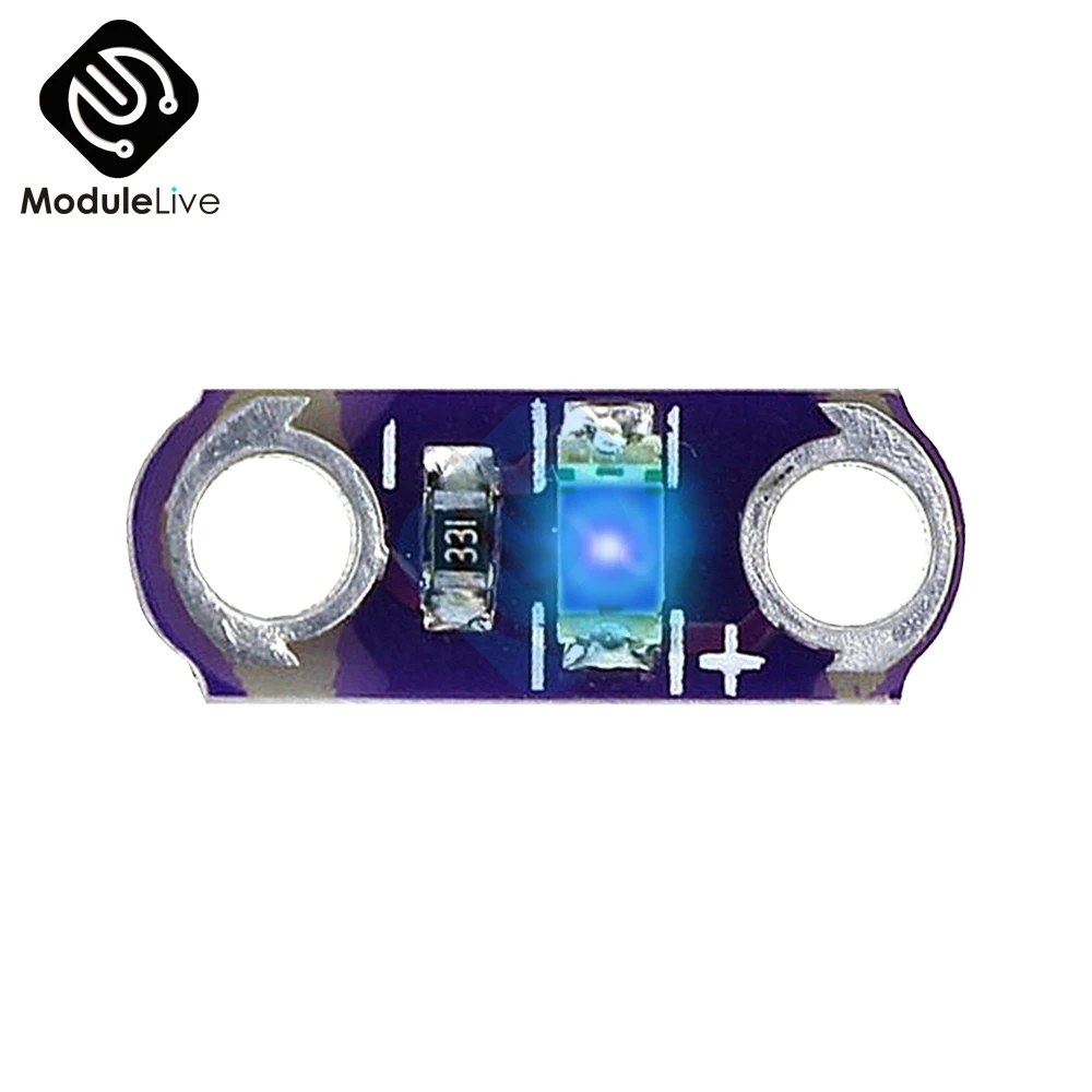 5 sztuk/partia LilyPad LED asortyment 5 kolory z czerwony/niebieski/zielony//biały/żółty dla Arduino IDS LilyPad modułu led