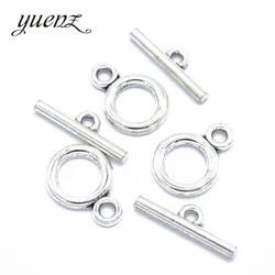 YuenZ 10 set  Antique Silver Plated OT Toggle Clasp Metal Fastener Bracelet For Jewelry Making Diy Accessories  V201