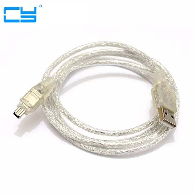 USB Male to Firewire IEEE 1394 4 Pin Male iLink Adapter Cord firewire 1394 Cable for SONY DCR-TRV75E DV
