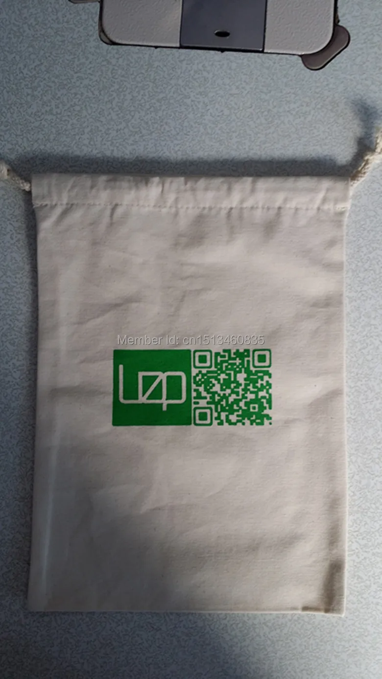 

100pcs/lot free shipping cotton jewelry pouch cotton gift pouch cotton drawstring pouch bag custom logo jewelry bag gadget bag