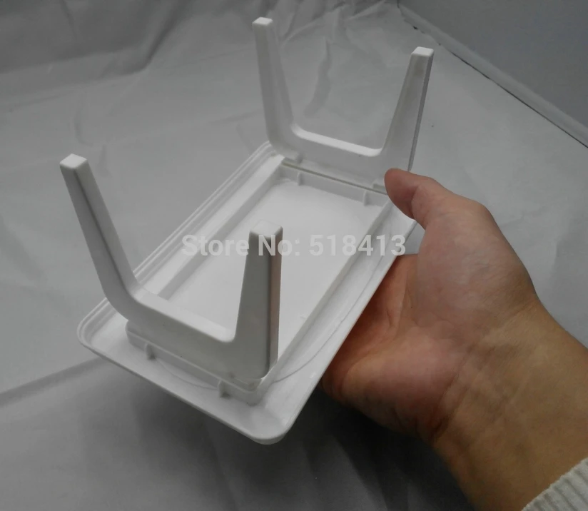 طاولة بلاستيكية بيضاء لمنزل الدمى ، بدلة الطفل ، إكسسوارات أثاث للفتيات ، الموضة #4