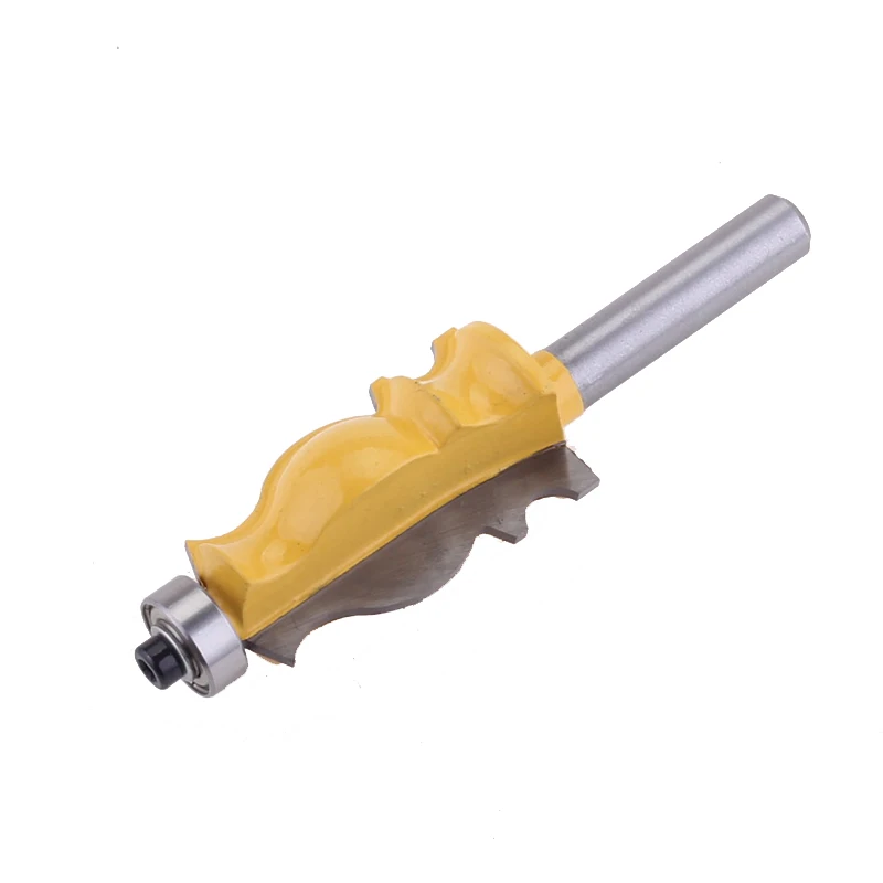 1PC 8mm Shank Architectural Cemented Carbide Molding Router Bit Trimming Wood Milling Cutter for Woodwork Cutter Power Tools