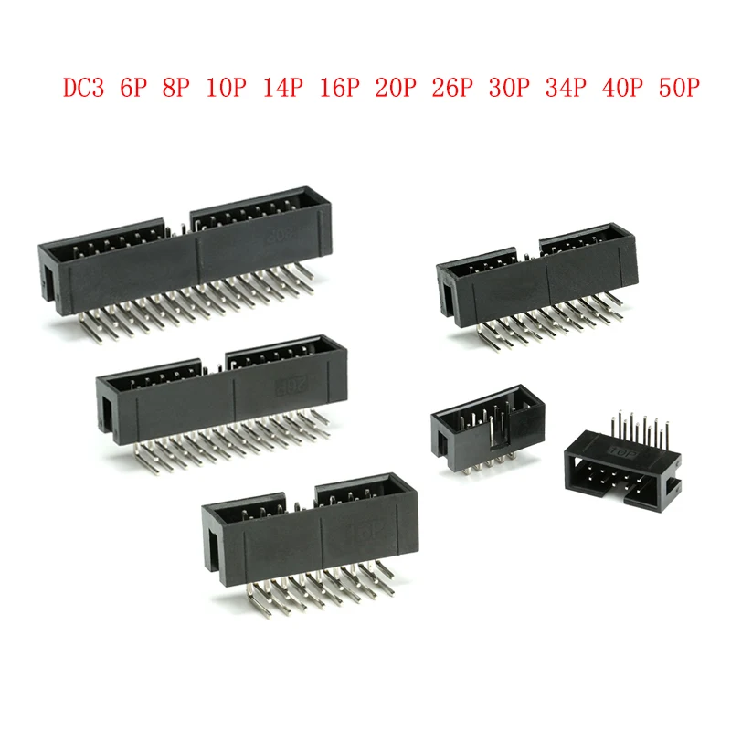 10Pcs DC3 2.54Mm So…