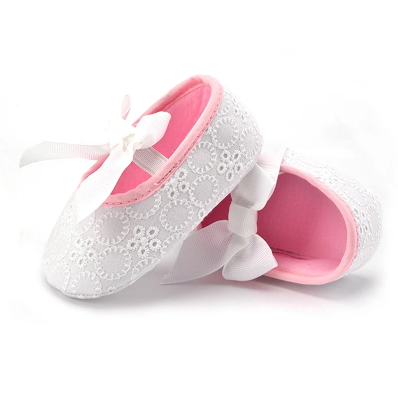 Retail First Walkers Soft Bottom Antiskid indoor casual shoes embroidered bowkont fashion Shoes Newborn infant Toddler