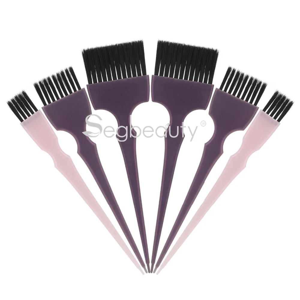 

Segbeauty 6pcs Hair Dye Tint Brush Set Coloring Professional Hairdressing Tinting Bleach Styling Color Applicator Balayage