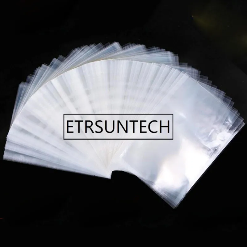 500pcs 26*38cm PET transparent food vacuum bag Transparent Cookie Packaging Bags open Plastic Biscuit Bag