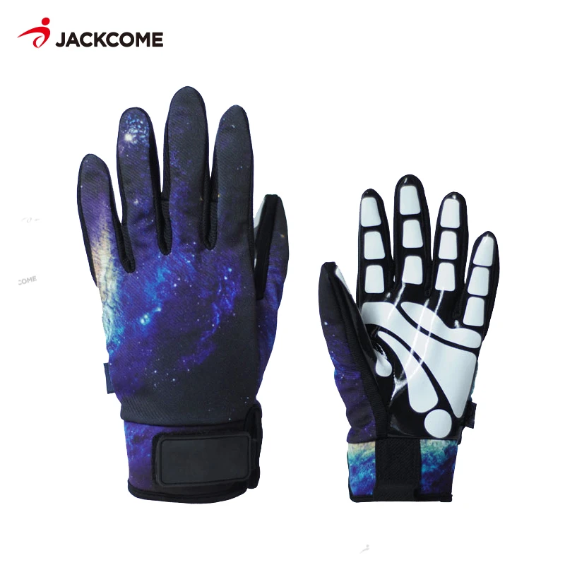 JACKCOME Ski Snowmobile Gloves Waterproof Motorcycle Windproof Cool-resistant Men Womens guantes for Snowboarding Mittens SG2503