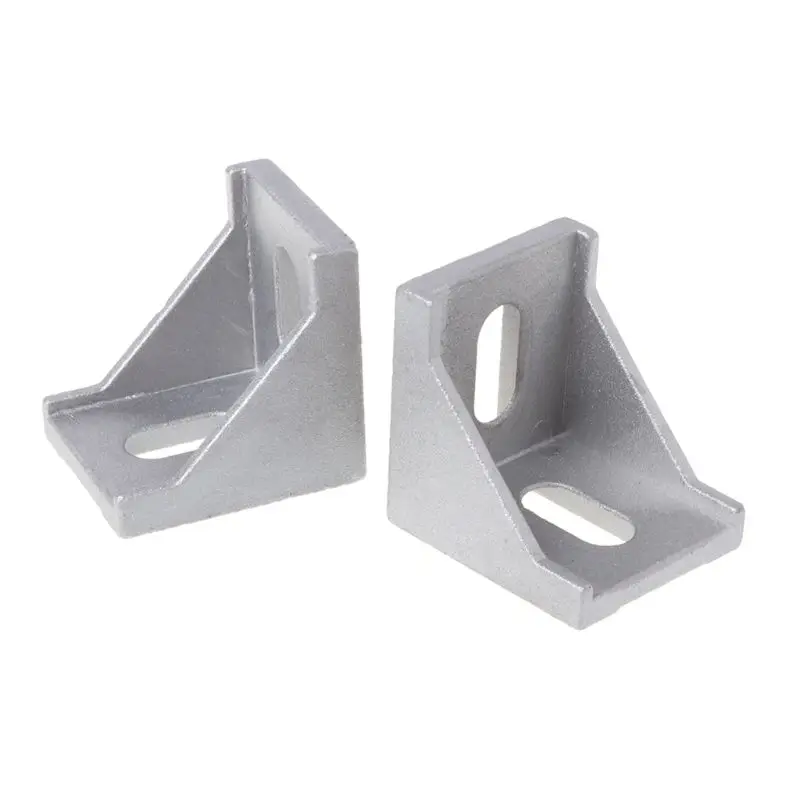 10Pcs/Set 4040 Befestigen Montage Winkel 40x40 L Stecker Aluminium Ecke Halterung Joint Brace