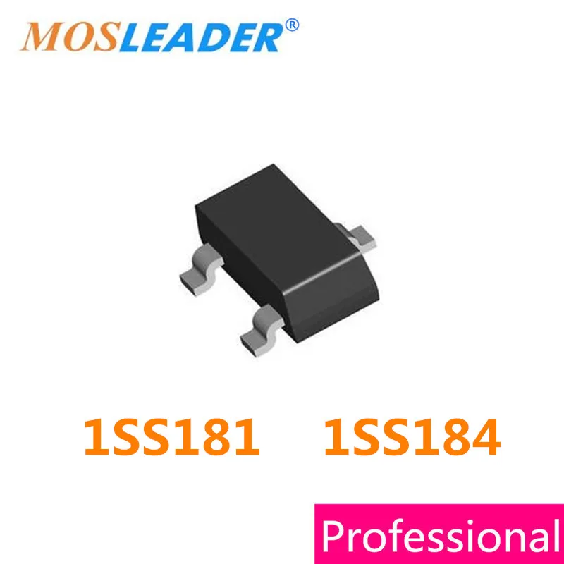 

Mosleader 1SS181 1SS184 SOT23 3000PCS 80V 100mA 0.1A Switching Dio High quality