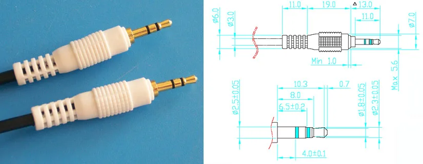 Inforcon Win8 10 Android Mac Cp2102 Usb Rs232 Kabel Adaptor Serial dengan 2.5Mm Jack