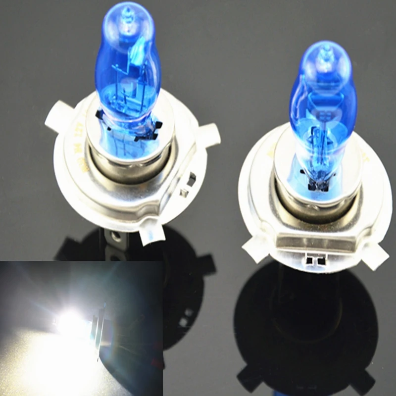 

Universal 2pcs H4 100W/90W 12V HOD Xenon White 6000k Halogen Car Head Light Globes Bulbs Lamp H4 HOD Xenon Light Headlight