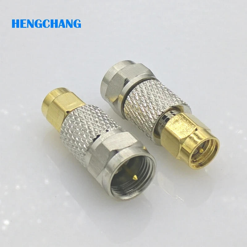 F ذكر إلى SMA ذكر قابس مستقيم RF محول Coax ، محول موصل ، 1 ، #3