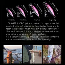 Drager Micro Metal Jigs 3g 5g 7g 10g #4