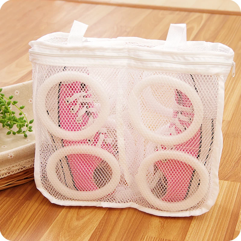 2019 high quality fashion Storage Organizer Bags Mesh Laundry Shoes Bags Dry Shoe Organizer Portable Washing Bags wholesale