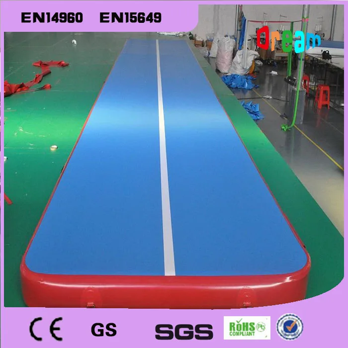 6x1x0.2m Air Track Inflatable Gym Air Mat,Air Floor Inflatable Tumbling Track Free one Pump