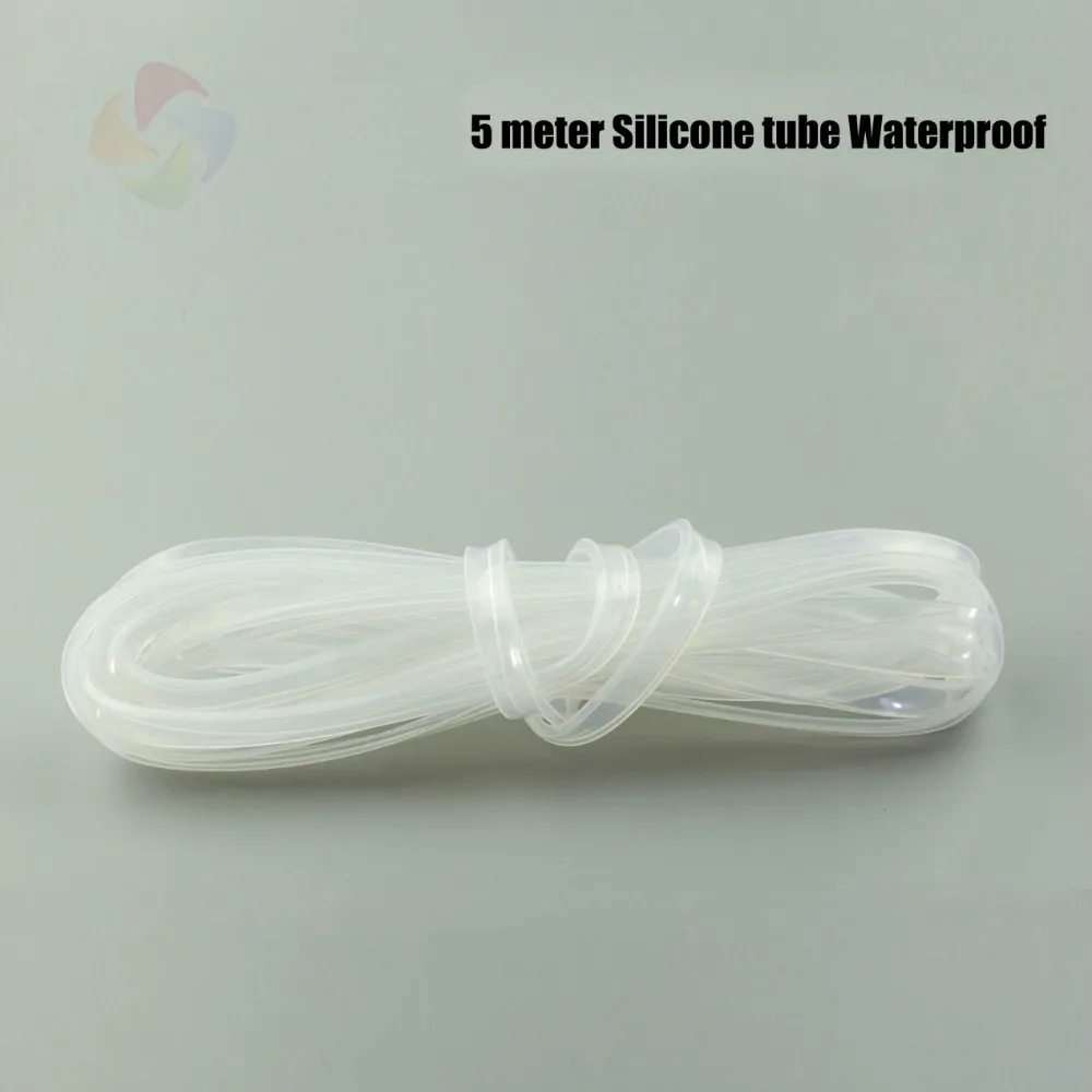 BSOD Led Silicone Tube for Led Strip Soft Waterproof 12mm Width with White Line Applicable for 8mm/10mm Width Led Strip