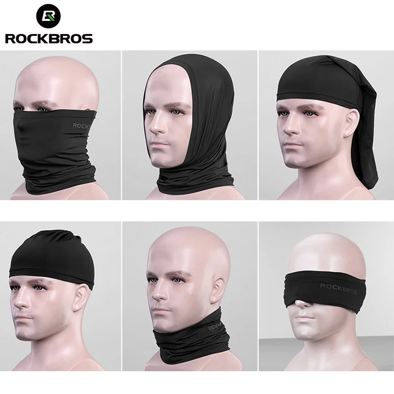 ROCKBROS Cycling Hiking Camping Hunting Running Neck Tube Scarf Bandana Bike Motorcycle Face Mask Bandana Magic Scarf Women Men