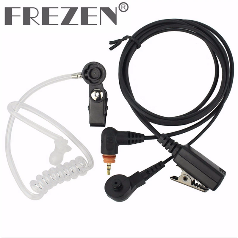 

Covert Acoustic Tube Earpiece With Large Iron Clip PTT For Motorola Radio SL1K SL1600 SL1M SL7550 SL4000 SLIK Moto TRBO Radio