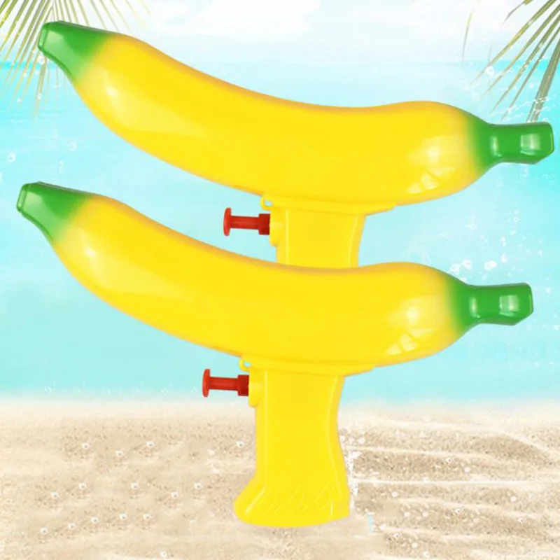 Banana Shape Water Spray Toy Summer Children Outdoor Fun Beach Drifting Toy Water Gun Children Play Water Toy Fruit Water Gun