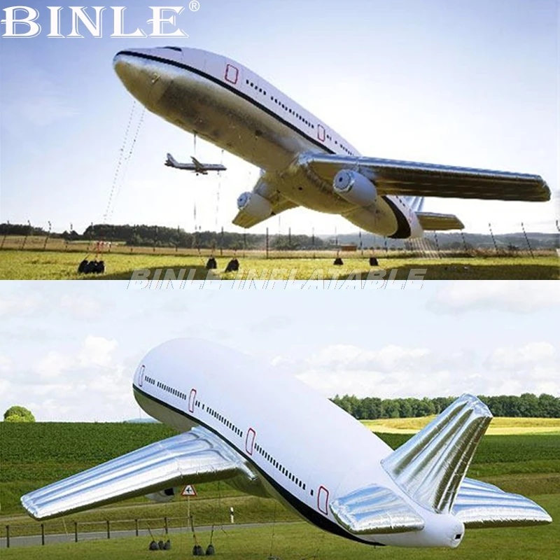 

Customized outdoor advertising giant inflatable airplane model large space shuttle for event decoration