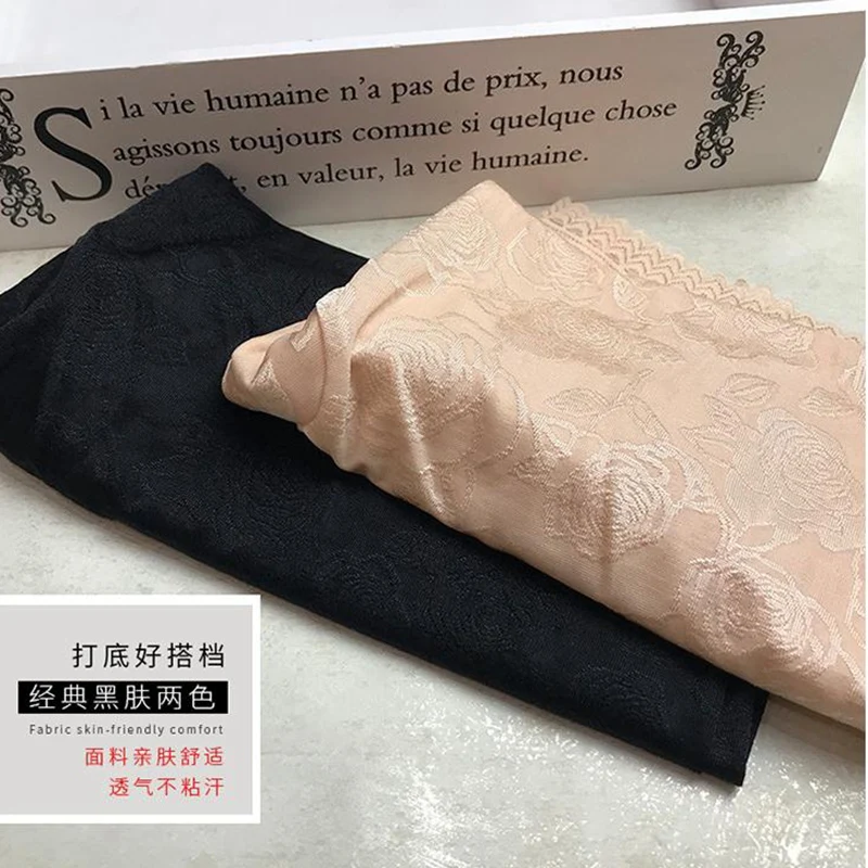 MAX 120KG Plus size High elastic jacquard weave lace pants,anti chafing legs big pants Safety Short Pants women 4547 6xl,5xl