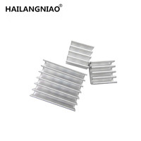 10set + Adhesive Raspberry Pi 3 Heatsink Cooler Pure Aluminum Heat Sink Set Kit Radiator For Cooling Raspberry Pi 2 B