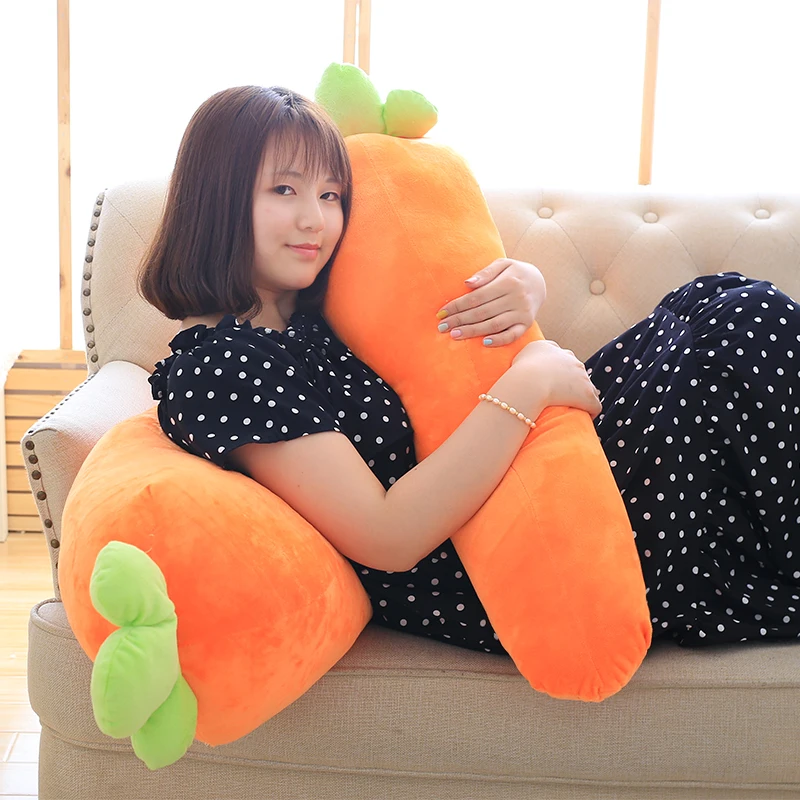 Dorimytrader Big Cuddly Soft Cartoon Carrot Plush Doll Toy Realistic Carrots Pillow Cushion Vegetables Toys 41inch 105cm DY61775