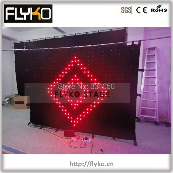 

Free shipping p9 2x3m led screen christmas decoration