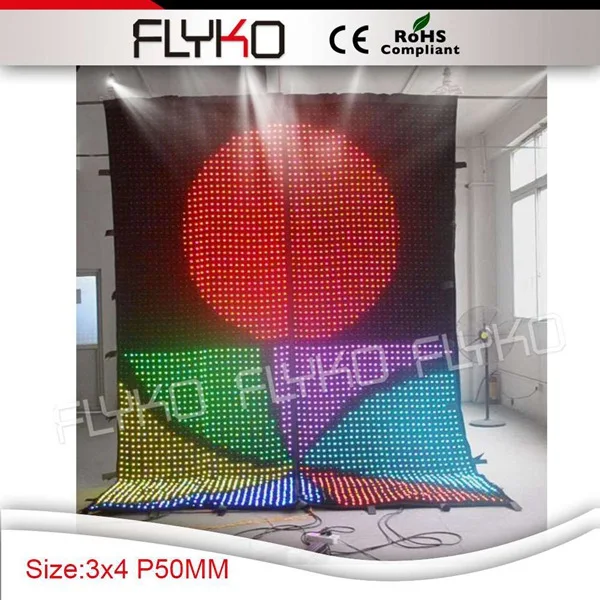 p5 4x3m indoor led video wall display led display