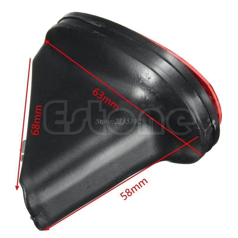 Red Bicycle Bike Rear Fender Safety Warnning Reflector Tail MudGuard Cycling JUN08