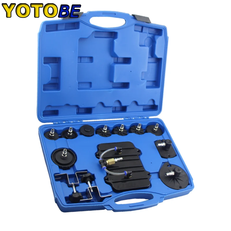 Pneumatic Air Pressure Bleeder Set Brake & Clutch Valve System Bleeding Tool Kit Brake Bleeding Machine