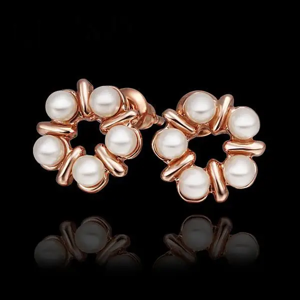 INALIS Cute Fashion Asymmetric Flowers Earrings Charming Enamel Stud Earrings For Women Flower Crystal Earring Jewelry E670