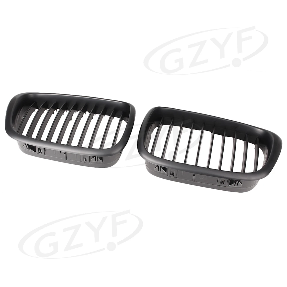 Car Front Kidney Grill Grille For E39 5-series 525 528 530 535 540 M5 2000 2001 2002 2003 ABS plastic Black